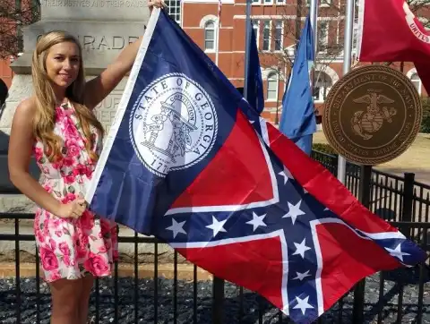 3ft. x 5ft. 1956 REAL Georgia State Flag