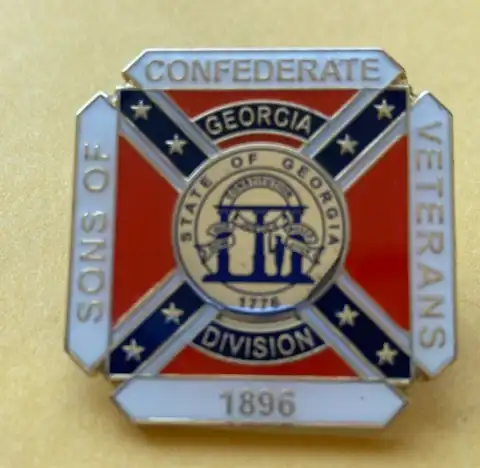 Small Georgia Division, SCV Lapel Pin